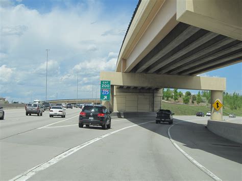 Colorado Interstate 225 Northbound Cross Country Roads