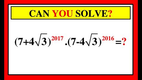 Nice Exponent And Square Root Math Simplification Problem Youtube