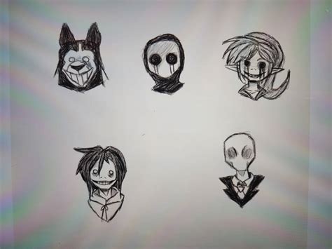 Creepypastas Headshots By Dori2002 On Deviantart