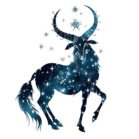 Zodiac Capricorn Constellation Over White, Zodiac, Capricorn