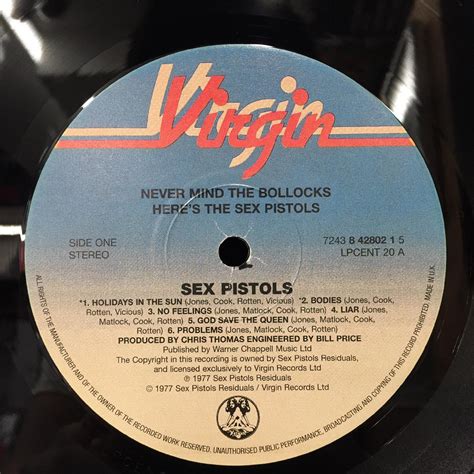 SEX PISTOLS NEVER MIND THE BOLLOCKS HERES 重量盤 Sex Pistols 売買されたオークション情報yahooの商品情報をアーカイブ公開