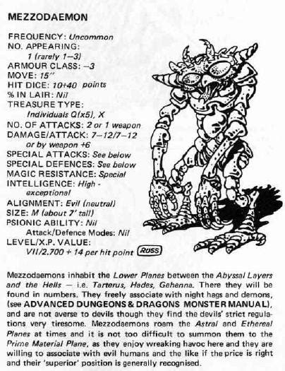 1981, Copyright Tsr, Dungeons And Dragons, Fiend Folio, Monsters - Gallery - DakkaDakka