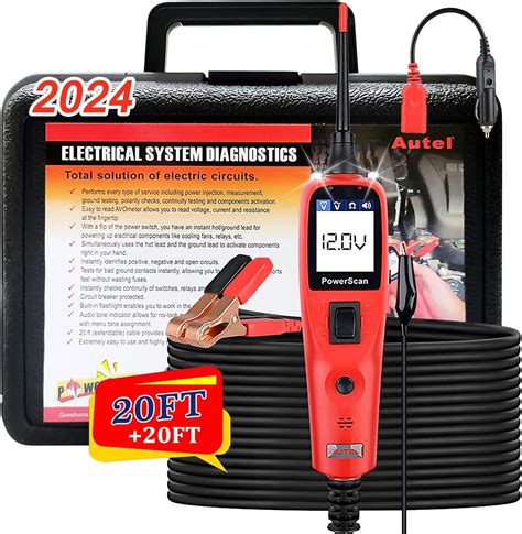 Autel PowerScan PS100 Power Circuit Probe Kit - 12V 24V Car Circuit ...