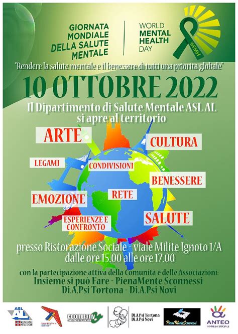 10 Ottobre Giornata Mondiale Della Salute Mentale Associazioni