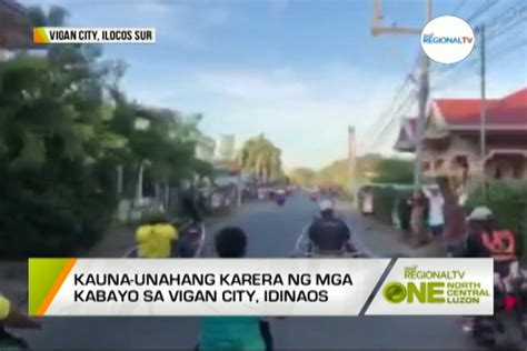 One North Central Luzon Karera Ng Mga Kabayo Isinagawa Sa Vigan City