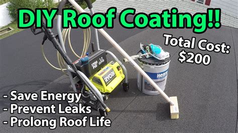 How To Apply Roof Coating YouTube