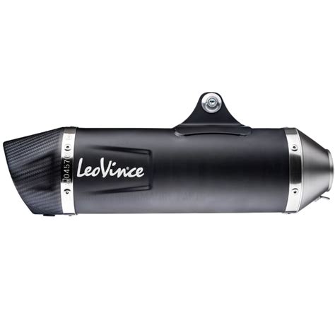 Silenciador Honda SH 350I 21 23 LeoVince Nero Inox Preto Carbono