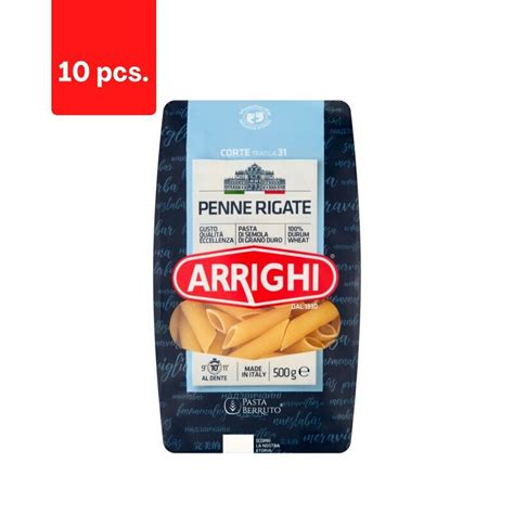 Makaronai Vamzdeliai Arrighi 500 G X 10 Vnt Kaina Pigu Lt