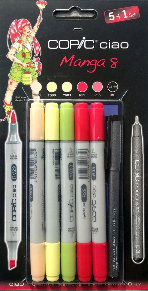 Copic Ciao Lot De Marqueurs De Dessin Set Multicolore Amazon Fr