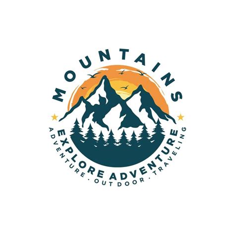 Premium Vector Mountain Adventure Logo Design Vector Template