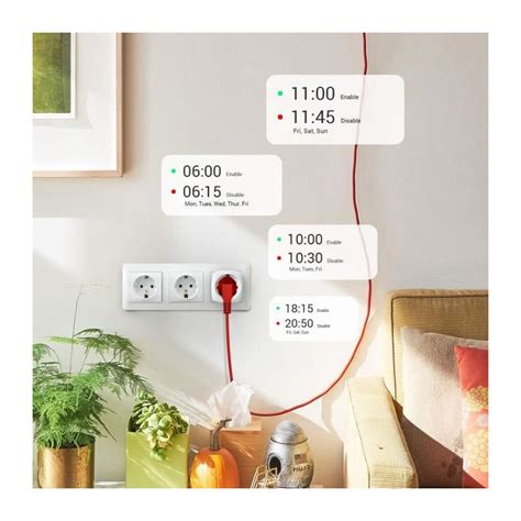 EZVIZ Prise Connectée WiFi Smart Plug avec Mesure Consommation