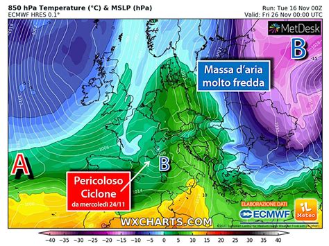 Meteo Prossima Settimana Ecco La Prima Irruzione Invernale Sull