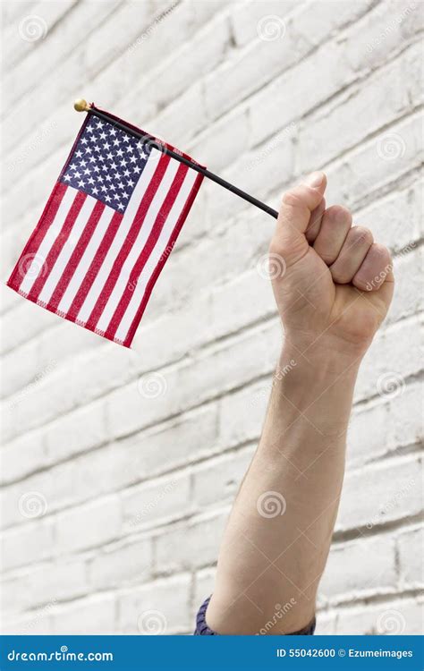 American Flags Patriotism Stock Photo Image Of Victory