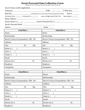 Fillable Online Troopwebhost Blob Core Windows Scout Personal Data