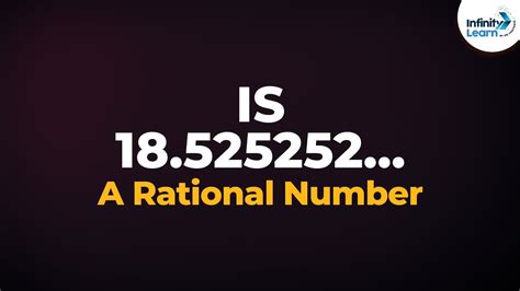 Decimal Representation Of Rational Numbers Youtube