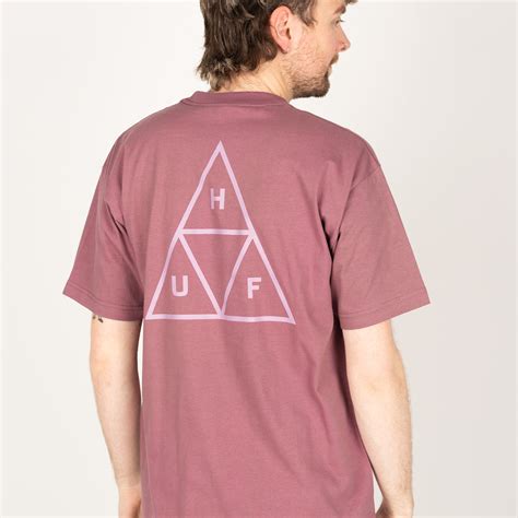 Set Triple Triangle Huf T Shirt In Mauve Für Herren Titus