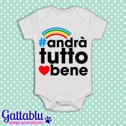 Body Bimbo E Bimba Bianco Con Stampa Andr Tutto Bene Arcobaleno