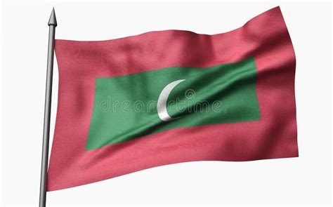 Maldives Flagpole Stock Illustrations 413 Maldives Flagpole Stock