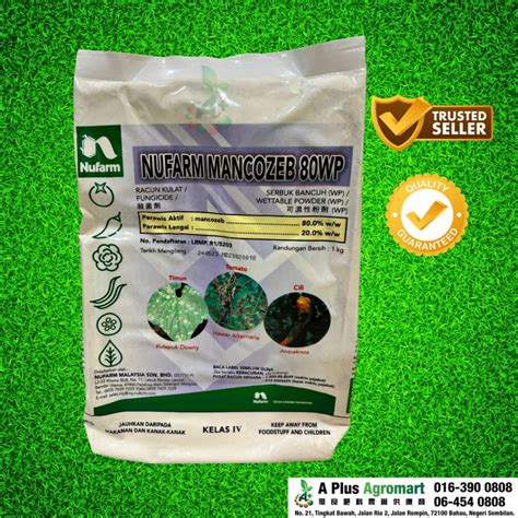 Racun Kulat Mancozeb Nufarm Mancozeb Wp Kg Shopee Malaysia