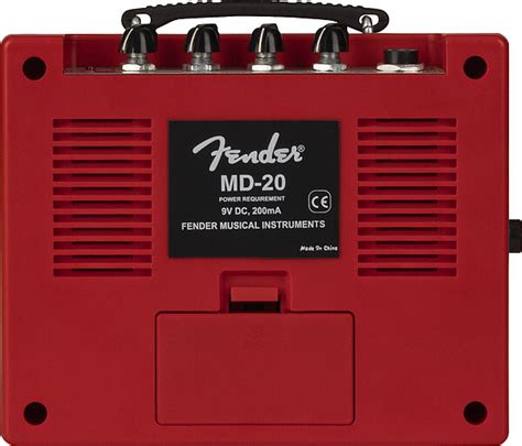 Fender MD 20 Mini Deluxe Red Musicolor