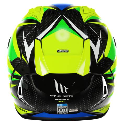 Mt Helmets Casco Integral Revenge Kley A Verde Motardinn