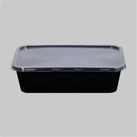 500 ML Black Plastic Food Container Type Non Disposable At Rs 4 90