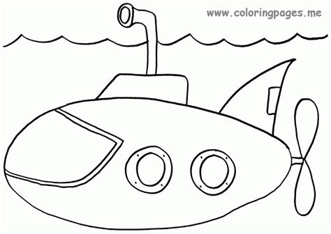 Submarine Coloring Pages To Print - Coloring Home