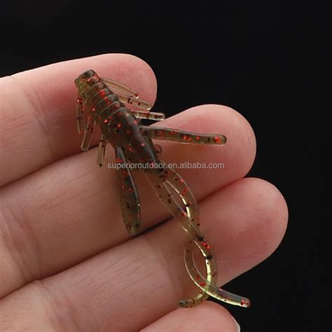 Superiorfishing Soft Prawn Lure 50mm 0 8g Pvc Various Colors Soft