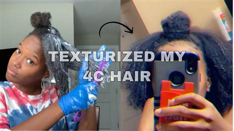 I Texturized My 4c Hair After 3 Long Years Of Being Natural Youtube