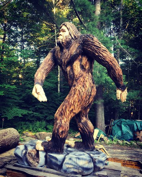 9 foot tall 7.5 wide Bigfoot Sculpture. : r/bigfoot