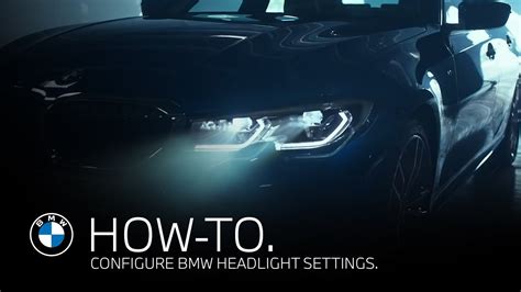 Configuring And Adjusting Bmw Headlight Settings Bmw How To Youtube