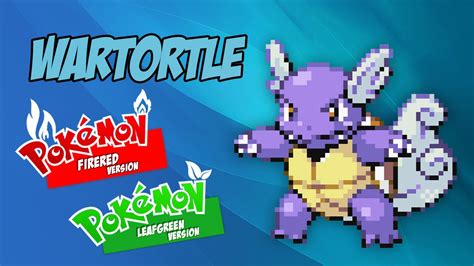 Pokemon Pixel Art Wartortle PKMN FireRed LeafGreen YouTube