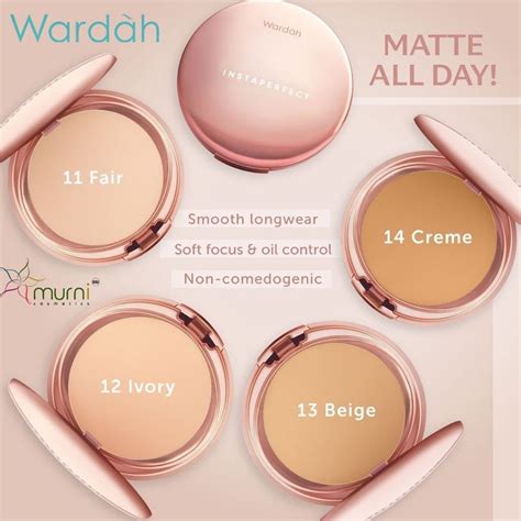 Jual Wardah Instaperfect Matte Fit Powder Foundation Shopee Indonesia