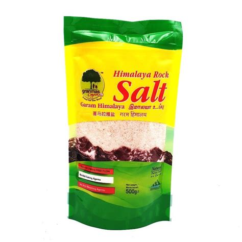 Granmas Organic Himalaya Rock Salt Powder 500g - KIASU MART