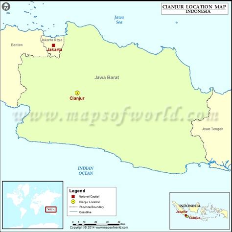 Where is Cianjur | Location of Cianjur in Indonesia Map