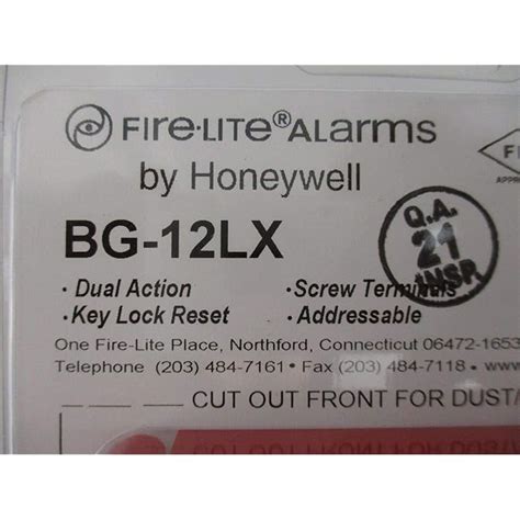 Buy Fire Lite Bg Lx Addressable Dual Action Manual Pull Station