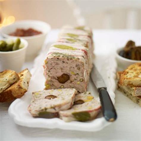 Pork Pistachio And Prune Terrine