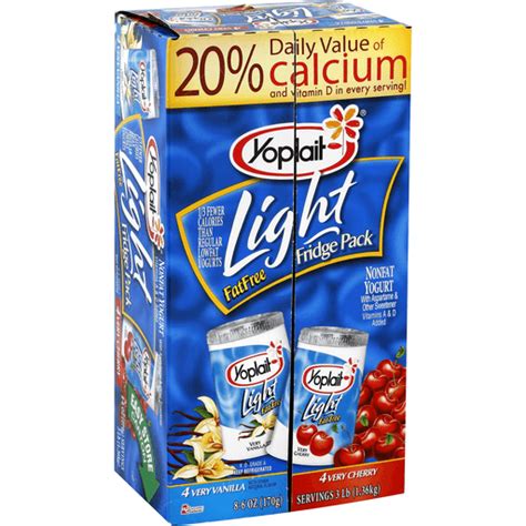 Yoplait Light Yogurt Nonfat Very Vanilla Very Cherry Yogurt Festival Foods Shopping