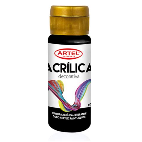 PINTURA ACRILICA NEGRA 60 ML ARTEL