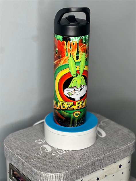 Budz Bunny Oz Tumbler Water Bottle Etsy