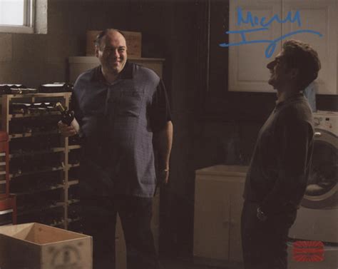 Michael Imperioli The Sopranos Signed 8x10 W Tony Basement BLUE YSMS