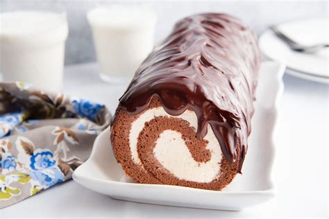 Chocolate Swiss Roll Cake Recipe