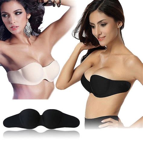 Sexy Silicone Adhesive Stick On Gel Push Up Strapless Invisible Bras