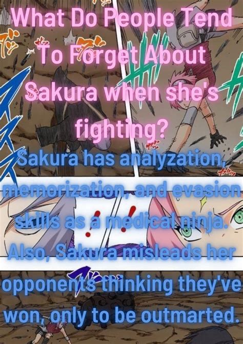 Fact And Opinion Sakura Haruno Low Key Fight How To Memorize Things