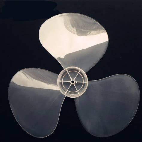 Pcs Big Wind Inch Mm Plastic Fan Blade White Leaf Universal