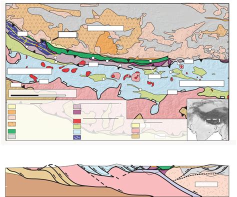 A Simplified Regional Geologic Map The Siliciclastic Matrix Mélange