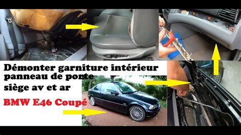 D Monter Garniture De Porte Et Si Ge Bmw E Coup Youtube