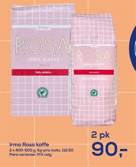 Irma Rosa Kaffe Tilbud Hos Irma