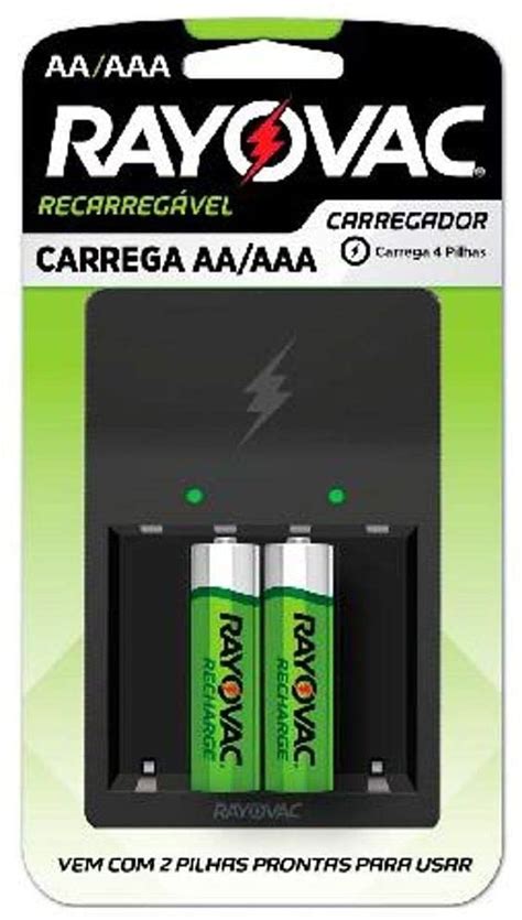 Carregador Pilhas Aa Aaa Ps Br Rayovac