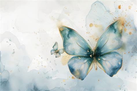 Butterfly watercolor background backgrounds painting | Premium Photo Illustration - rawpixel